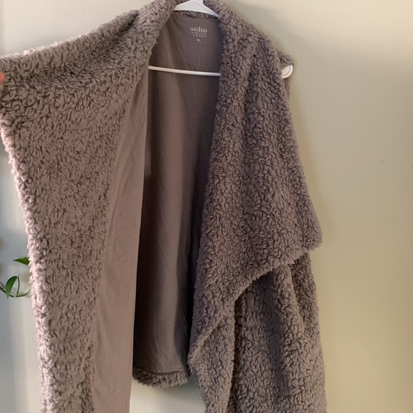 Super soft sheep Sherpa cardigan - Picture 3 of 4